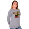 thumbnail image 4 of Retro Old School Arcade Game PACMAN Unisex Plus Size Long Sleeve Shirt Brisco Brands 2X, 4 of 5