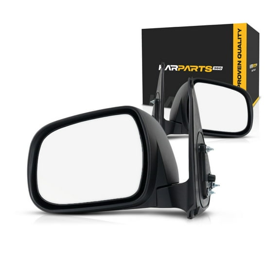 For Toyota Tacoma 2005 06 07 08 09 10 2011 Mirror Driver and Passenger Side | Pair | Manual | Non-Heated | Textured | Black | Folding | TO1320204, TO1321204 | 8794004170, 8791004160