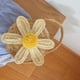 thumbnail image 3 of Monedero de paja de hombro de paja tejida flor Margarita paja verano playa foto accesorios decoración para hogar Caqui claro Los 20x30x7cm Magideal Monedero de paja, 3 of 7