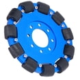 thumbnail image 4 of Rueda omnidireccional de 5 pulgadas con buje de aleación de aluminio, componente para robot de juguete DIY (rueda omnidireccional simple) M5604-0014-0127, 4 of 14