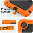 thumbnail image 7 of FJLBDE Case for Lenovo Tab One 8.7 inch/K9 TB305FU 2025, Rugged Shockproof Tablet Cases Cover with Kickstand Shoulder Strap, Orange, 7 of 7