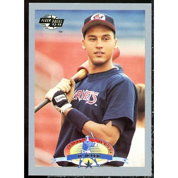 Derek Jeter Rookie Card Card 1993-94 Excel League Leaders #10