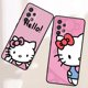 thumbnail image 4 of Anime Hello Kitty Sanrio para Samsung Note 20 10 Ultra Plus A31 A8 A14 j6 A12 A5 A70 A7 A34 A20 A04 A24 5G, funda de teléfono negra, 4 of 5