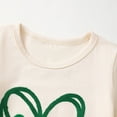 thumbnail image 4 of JIAYUE Kids Spring Outfit St Patricks Day Sets For Girls Cartoon Print Short Sleeve Crew Neck Pullover T Shirt and Mesh Skirt Lovely For Child Casual Base Layer, 4 of 8