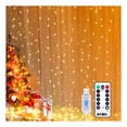 thumbnail image 1 of Cortinas Decorativas VIMI De 300 Led Serie De Luces Color Amarillo Con 8 Modos, 1 of 9