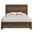 thumbnail image 3 of Furniture of America Kodo 3pc Walnut Wood Bedroom Set - Queen + 2 Nightstand, 3 of 13
