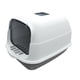 thumbnail image 3 of Caja de arena grande para gatos con tapa Valla elevada completamente cerrada Fácil de limpiar con bandeja de arena para puerta Inodoro reutilizable fondo gris Yinane caja de arena para gatos, 3 of 8