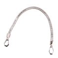 thumbnail image 3 of Correas de repuesto para monedero, cinturón de llavero, correa corta hecha a mano, bolsas de Metal desmontables, correa para bolsos de mujer, bolso de Plata 032 metros Salvador Asas de bolso, 3 of 10