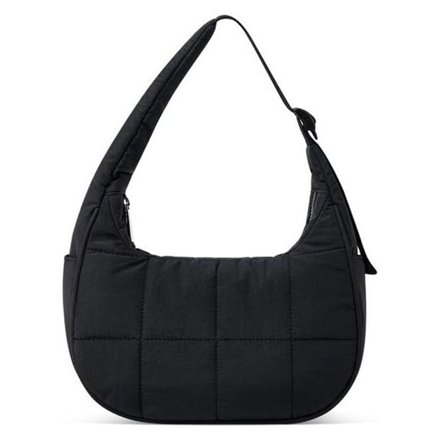 Bolso Hombro Acolchado La Media para Mujeres () Negros