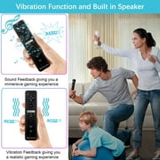 LUXMO Wii Remote Controller Motion Plus and Nunchuck for Wii/Wii U Console Video Games