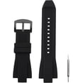 thumbnail image 1 of Compatible con MK8184 MK81522 MK9020 Correa de reloj caucho silicona convexa, 1 of 3