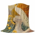 thumbnail image 6 of White Peacock Elegant Blanket Soft Cozy Warm Throw Blanket for Couch, Plush Fuzzy Flannel Fleece Blankets for Sofa, Vintage Garden Floral Botanical Bed Blankets Lightweight Gifts for Women, 40"x60", 6 of 9