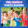 thumbnail image 2 of Mini Neon Party Bubbles for Kids - (Pack of 12) Bulk Wands and Bottles for Blowing Bubbles, Birthday Party Favors, Toy Gift, Outdoor Toys, Carnival Prizes, and Goody Bag Stuffers, 2 of 7
