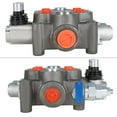 thumbnail image 5 of 2 Spool 25 GPM Hydraulic Directional Control Valve, 3000 PSI BSPP Ports Double Acting Hydraulic Valve with Joystick, 5 of 6