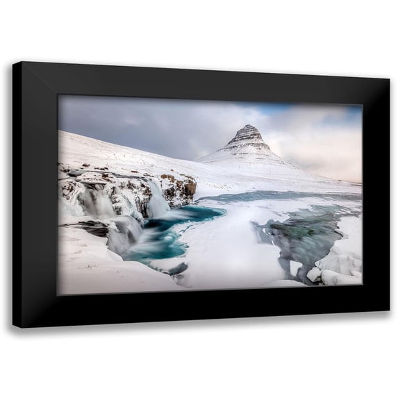 Wuthrich, Curdin 14x11 Black Modern Framed Museum Art Print Titled - Although its a Famous Subject