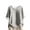 Light Gray, variant on WTOBBY Women's Floral Texture Print Cotton Linen Blouse with Half-Sleeve, Casual Round Neck Fashion Top for Fall Season, Comfortable Apparel,Beige L