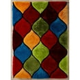 thumbnail image 5 of MDA Rug Imports Mateos Shag Collection Area Rug Brown 3'5'' X 5'5'' Trellis, Geometric 4' x 6' Ivory, Beige Rectangle, 5 of 5