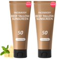 thumbnail image 1 of Protector solar HZENPPOR de sebo de ternera SPF 50, impermeable, 72 ml, paquete de 2, 1 of 7