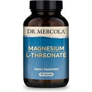 Dr. Mercola, Magnesium L-Threonate, 2,000 mg Per Serving, 30 Servings (90 Capsules)