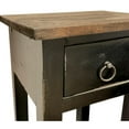 thumbnail image 4 of Sunset Trading Cottage Narrow Wood Side Table in Antique Black and Raftwood Top, 4 of 5