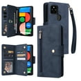 thumbnail image 1 of Case for Google Pixel 4A 5G Magnetic Leather Zipper Wallet Cover Card Holder, 1 of 5