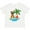 AA-White, variant on Inktastic Reindeer on the Beach with Palm Tree Boys or Girls Toddler T-Shirt