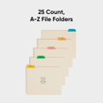 thumbnail image 3 of File Guides, lengüetas en la parte superior, tamaño carta, 25 unidades, con lengüeta superior cortad, 3 of 7