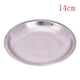 thumbnail image 2 of Camping Round 14-26cm Dia Stainless Steel Tableware Dinner Plate Food Container, 2 of 4
