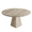 Natural, variant on UHOMEPRO Round Dining Table, 47" Circle Kitchen Table for 4-6, Farmhouse Dining Room Table with Sturdy Wood Strip Base, Modern Dining Table for Dining Room Living Room, Black(Only Table)