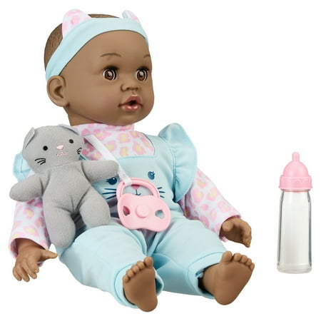 My Sweet Love Sweet Baby Doll Toy Set, African American, 4 Pieces