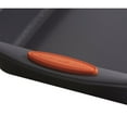 thumbnail image 5 of Rachael Ray Nonstick Bakeware Cookie Pan Set, 4-Piece, Gray with Orange Silicone Grips, 5 of 6