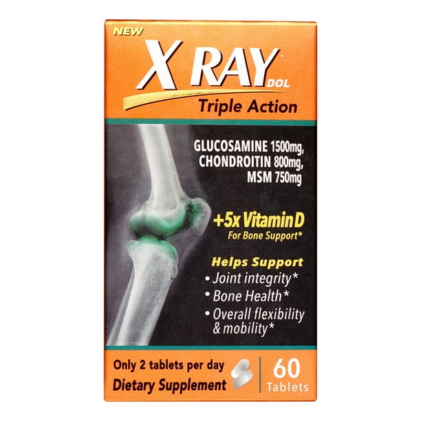 X-Ray Dol Triple Action Joint Supplement Tablets, 60 Ct ... X-Ray Dol Triple Action Joint Supplement Tablets, 60 Ct ...