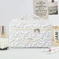 thumbnail image 4 of Soda Candy Large Makeup Bag Cotton Cosmetic Bags for Travel Cute Floral Coquette Aesthetic Toiletry Bag for Women, 4 of 7
