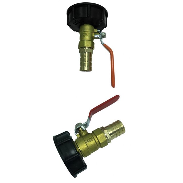 Adaptador de rosca gruesa de barril de 2 piezas 1000L (S60x6) Herramienta de montaje de de riego