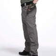 thumbnail image 7 of AIEOTT Mens Outdoor Tactical Pants Big and Tall Cargo Pants with Multi Pockets Lightweight Hiking Pants Casual Work Pants, 7 of 7