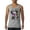 Gray, variant on Racoons Howling at the Moon Tank Top Funny Galaxy Wildlife Universe Humor Weird Animal in Space Men's Top