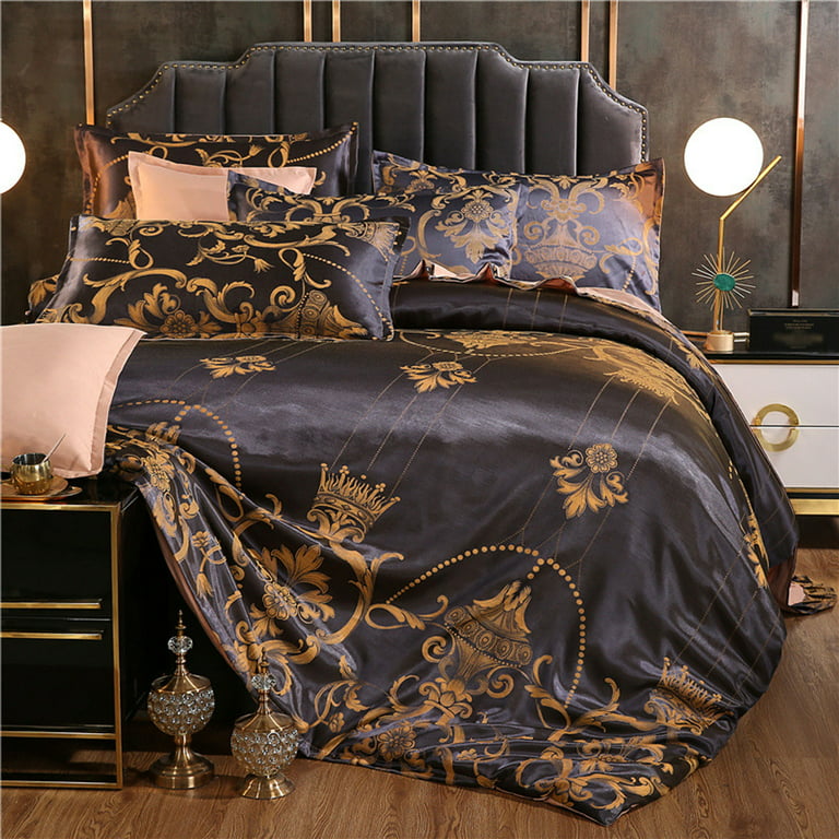 Bedding Sets Jacquard Weave Duvet Cover Bed Euro Bedding Set For