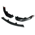 thumbnail image 3 of 3PCS Set Front Bumper Lip For Toyota Corolla LE XLE Sedan 2020-2023 Front Spoiler Air Dam Chin Front Splitter Lower Protector Front Lip Body Kit Spoiler Glossy Black, 3 of 9
