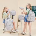 thumbnail image 3 of JP Daisy Ensemble de Sac à Dos 3 Pcs - Sac d'École Léger et Résistant à l'Eau avec Sac à Lunch et Trousse pour Collégiens, 3 of 6