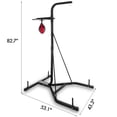 thumbnail image 2 of VEVOR Free Standing Boxing Bag Stand,Unisex Boxing Set, Foldable Single Station Heavy Bag Stand,Punching Ball,Boxing Punching Speed Ball,Boxing Bag with Boxing Rack, for Training, for Home Fitness, 2 of 9