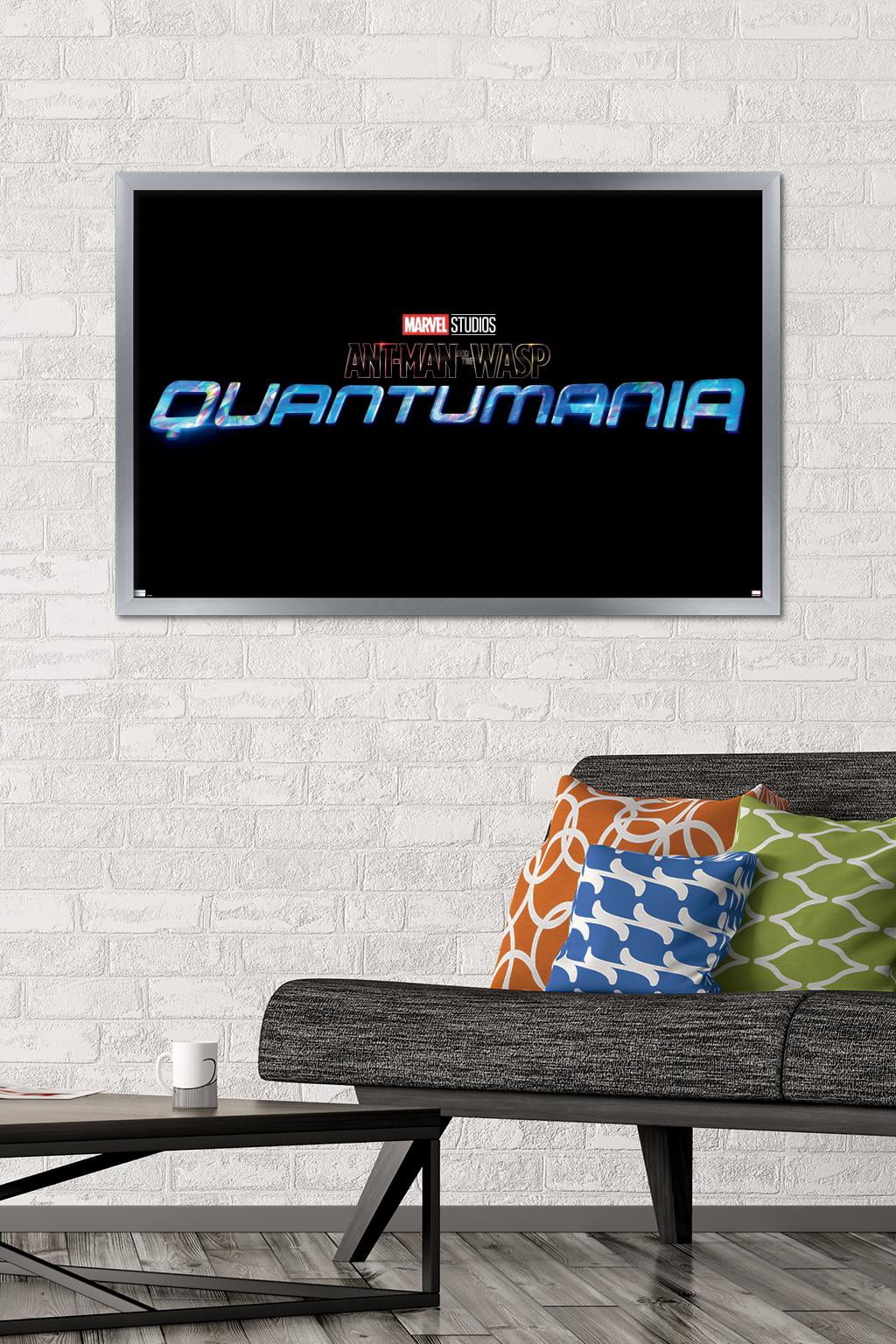 Marvel Ant-Man and the Wasp: Quantumania - Logo Wall Poster, 22.375" x 34", Framed