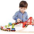 thumbnail image 4 of Reemplazo para pista de madera, tren pequeño, grúa, juguete, niños, vacaciones, regalo de cumpleaños Monstrate WJ3722-03, 4 of 7