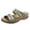 hwj# Green253, variant on Sandals Women Summer Solid Color Hollow Double Strap Wedge Slide Sandal Open Toe Comfort Thick Insole Slip On Platform Mules Casual Outdoor Walking Summer Beach Shoes,Green,7.5