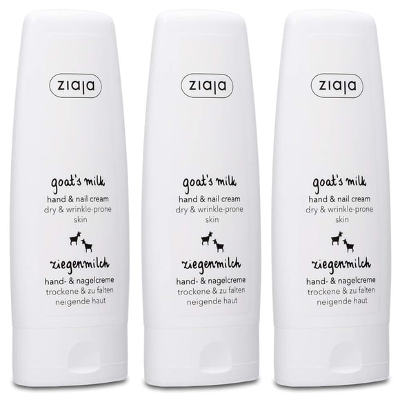 Crema de manos Ziaja Leche de Cabra 3 unidades de 80 ml cada una
