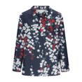 thumbnail image 6 of JGGSPWM Collared Button Down Shirts for Women Long Sleeve Dressy Casual Printed Tops Loose Fit Spring Trendy Tunic T Shirt Black XXL, 6 of 6