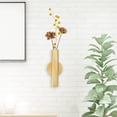 thumbnail image 4 of BESTYASH 2Ud Florero Colgante Metálico Dorado Ideal Para Hogar, 4 of 8