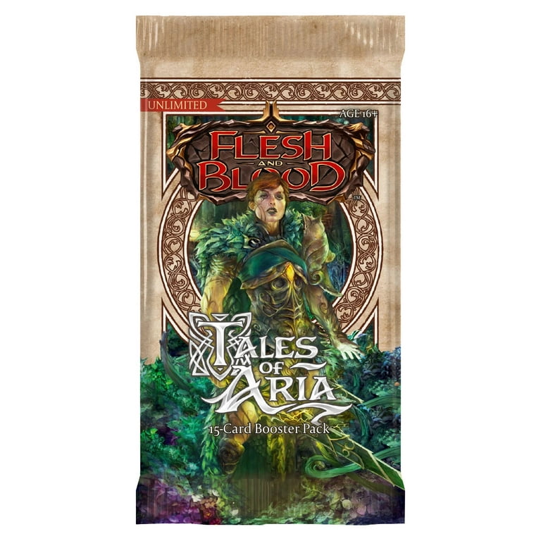 flesh and blood tales of aria first edition booster box & TCG: (1st Edition) : Toys & Games Part the Mistveil booster packs Each booster pack contains 16 cards Flesh and Blood - Part