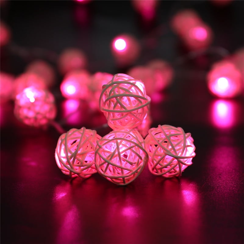 Pink Outdoor Christmas Lights 