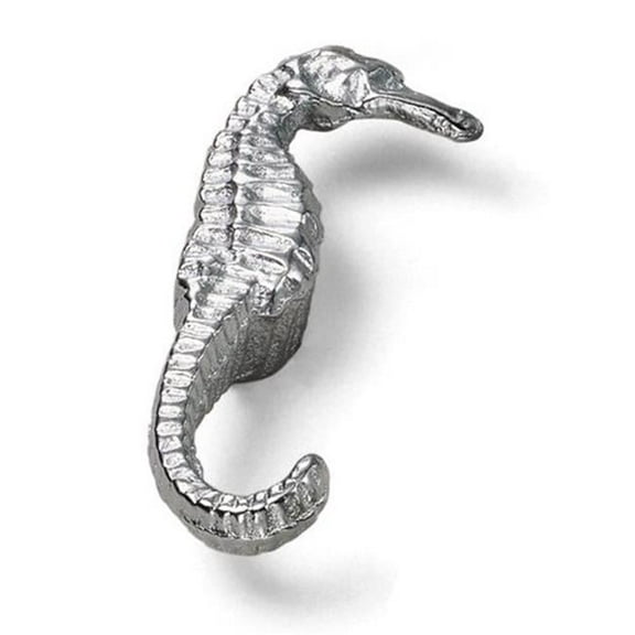 Laurey 56126 Oceana Sea Horse Knob, Polished Chrome