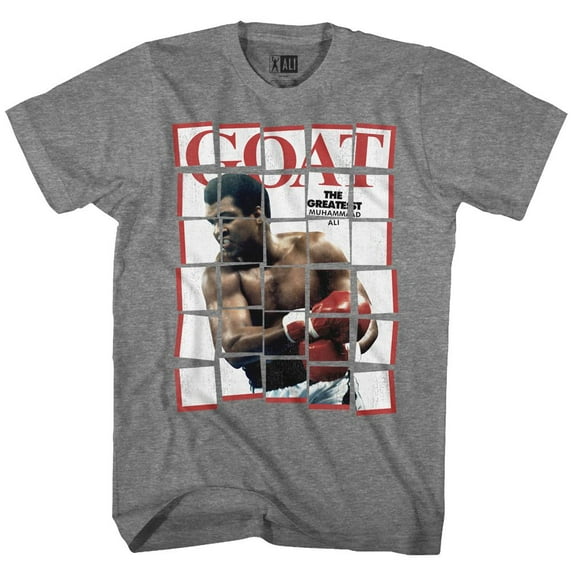 Muhammad Ali Goaty Graphite Heather Adult T-Shirt